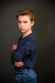 young boy head shot