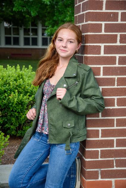 redhead girl in high school