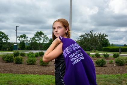 Varsity student with jacket
